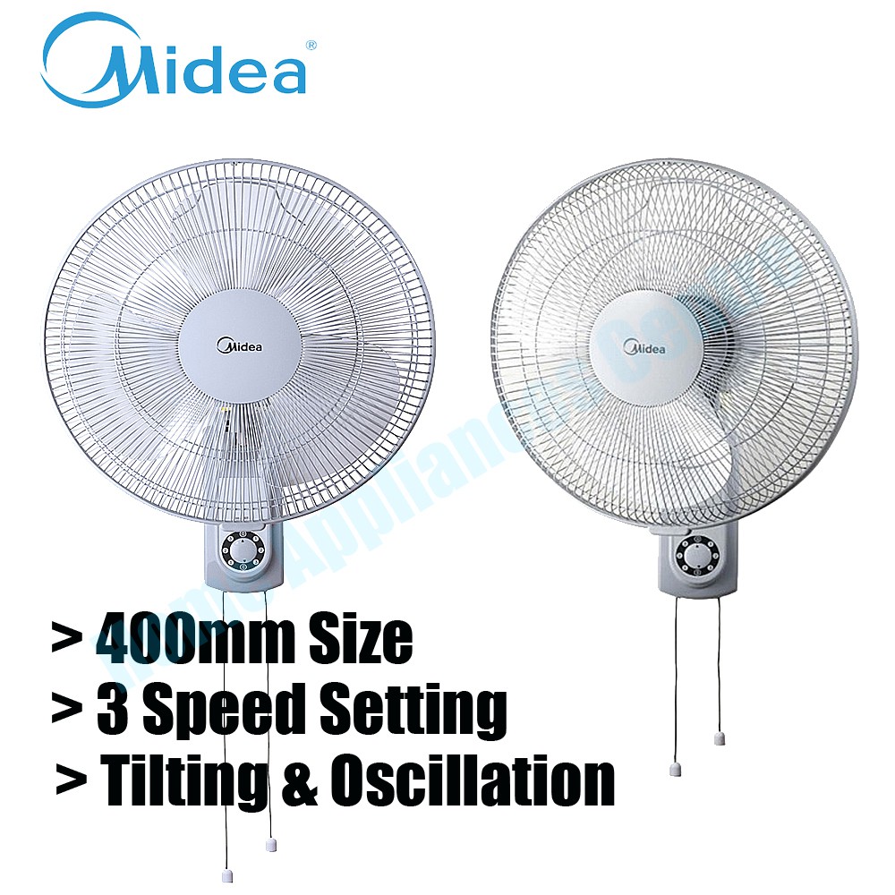 Midea Wall Fan 16 Mf 16fw6h Shopee Malaysia