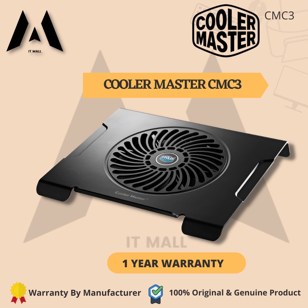 Cooler Master CMC3 NotePal Cooling Pad | Shopee Malaysia