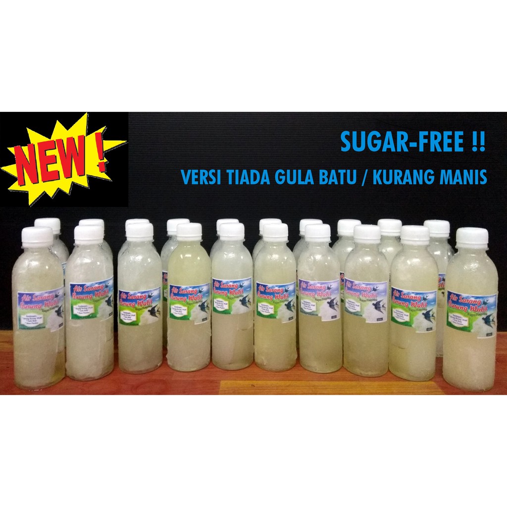 ❗ AIR SARANG BURUNG WALIT BIRD NEST DRINK 250ML ❌ SUGAR-FREE / TIADA GULA x 10