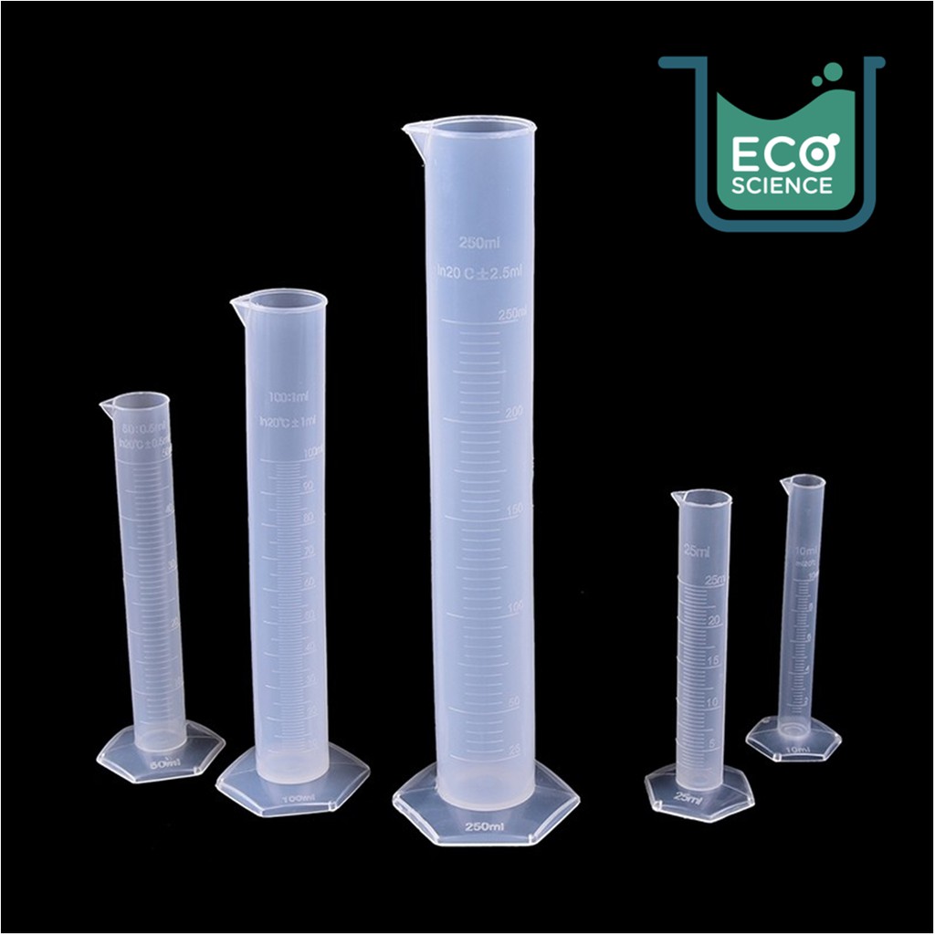 Measuring Cylinder Plastic PP (10-1000ml), ECONOMIC Grade | Shopee Malaysia