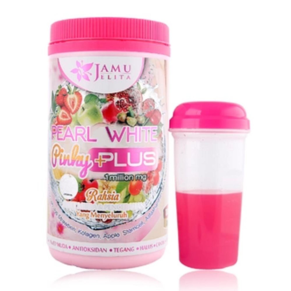 Jamu Jelita Pearl White Pinky Plus 400g (Free Shaker) | Shopee Malaysia