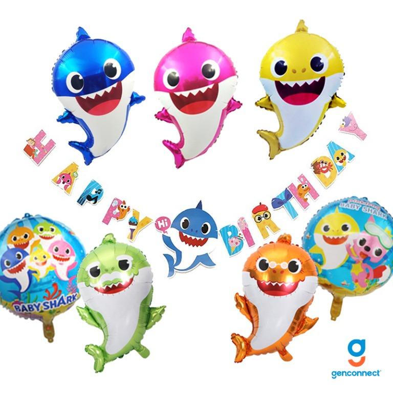 BABY SHARK LARGE FOIL BALLOON | Shopee Malaysia