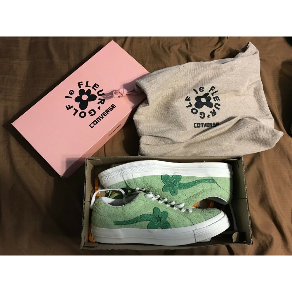 converse one star dark green