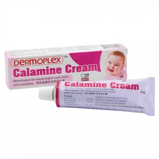 Dermoplax Calamine Cream 25g Untuk Ruam Lampin Rashes Shopee Malaysia