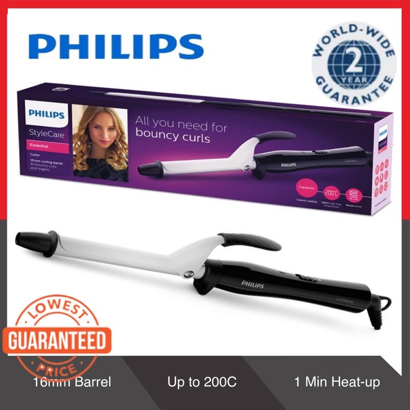 Philips Hair Curler BHB862 (16mm) Ceramic Coating Curling Tongs | Shopee  Malaysia