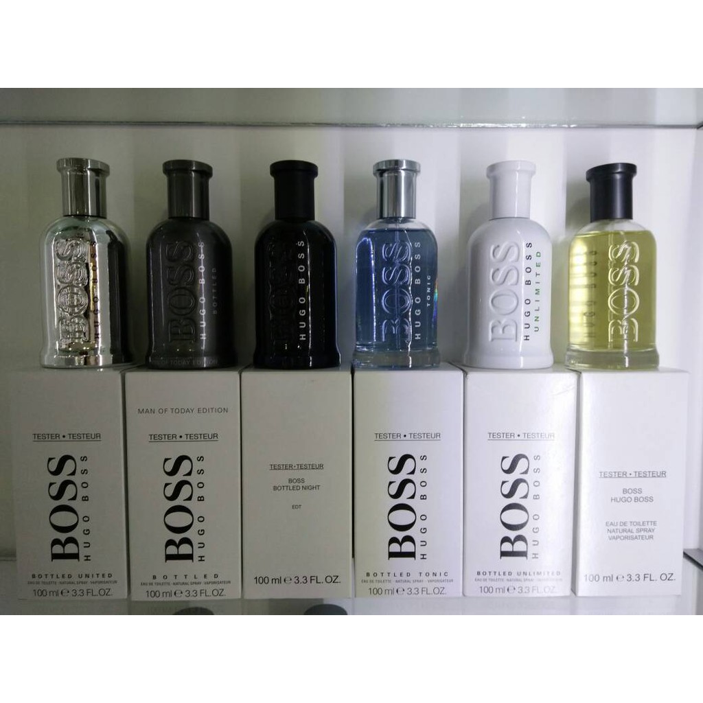 hugo boss perfume tester