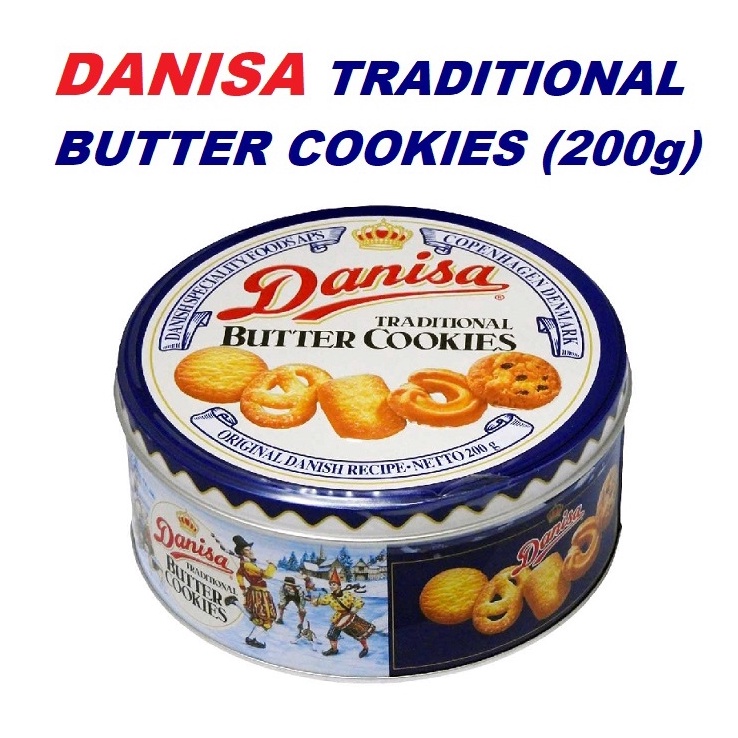 DANISA TRADITIONAL BUTTER COOKIES ( 200g ) Shopee Malaysia