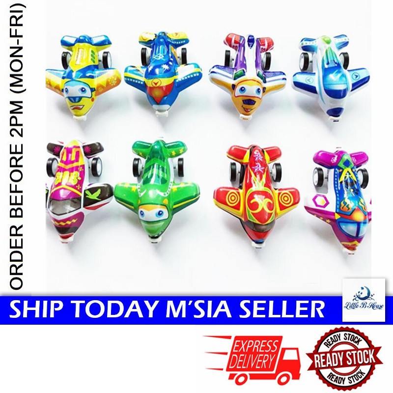 Little B House] Cartoon Mini Plane Toy Pull-back Airplane Toy for Children  Kids 回力玩具 Mainan Kapal Terbang - BT221 | Shopee Malaysia