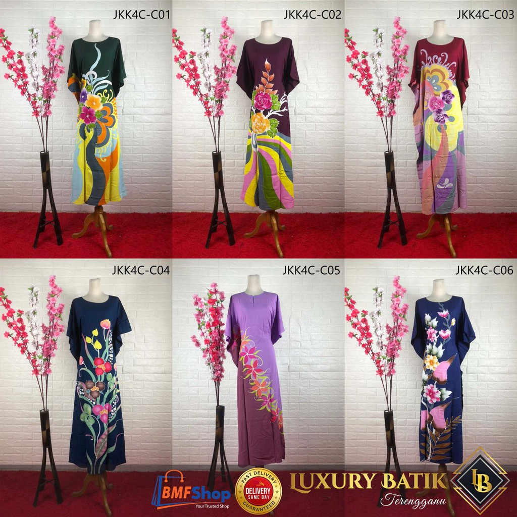 Buy Bs Rak4 Baju Kelawar Lukis Tangan Terengganu Exclusive Kaftan Luxury Batik Viral Bmfshop Hq Jubah Tidur Cotton Murah Seetracker Malaysia