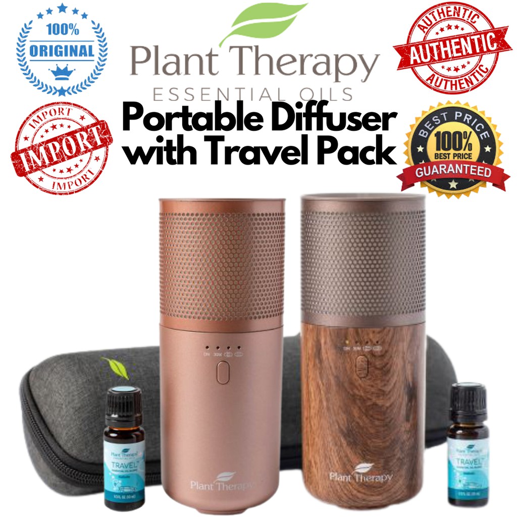 Plant Therapy USB Wireless Portable Diffuser with Travel Pack
