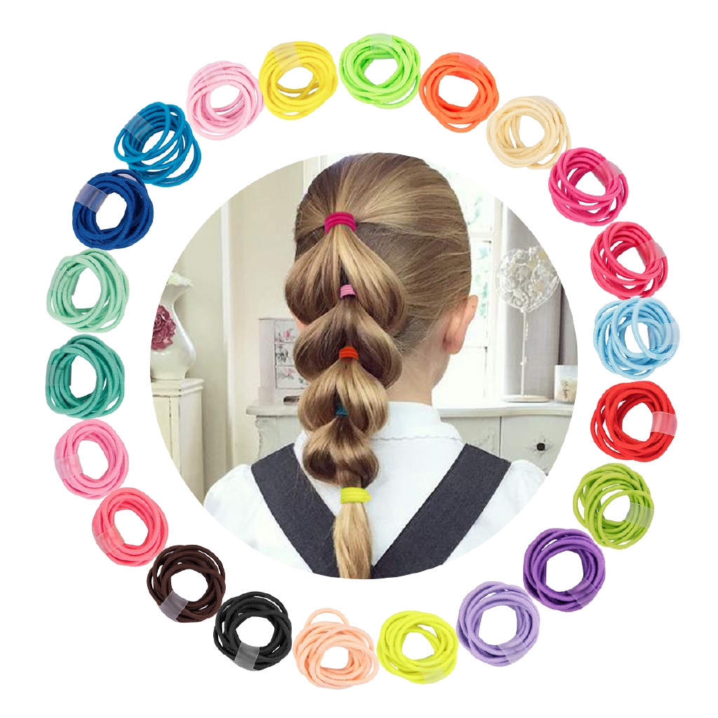 Baby Clothes Shoes Accessories 10 Thick Hair Bands Mix Colour