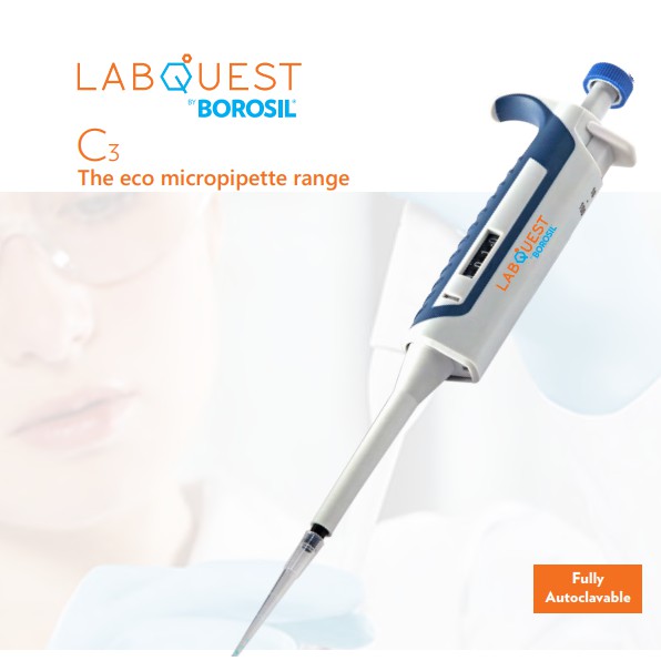 Borosil Single Channel Fixed Volume Pipette/ Micropipette , Calibration