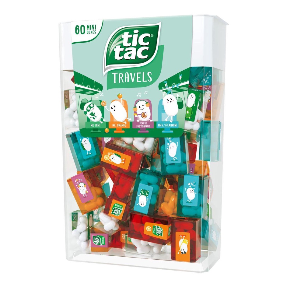 Tic Tac TRAVELS 60 mini Boxes | Shopee Malaysia