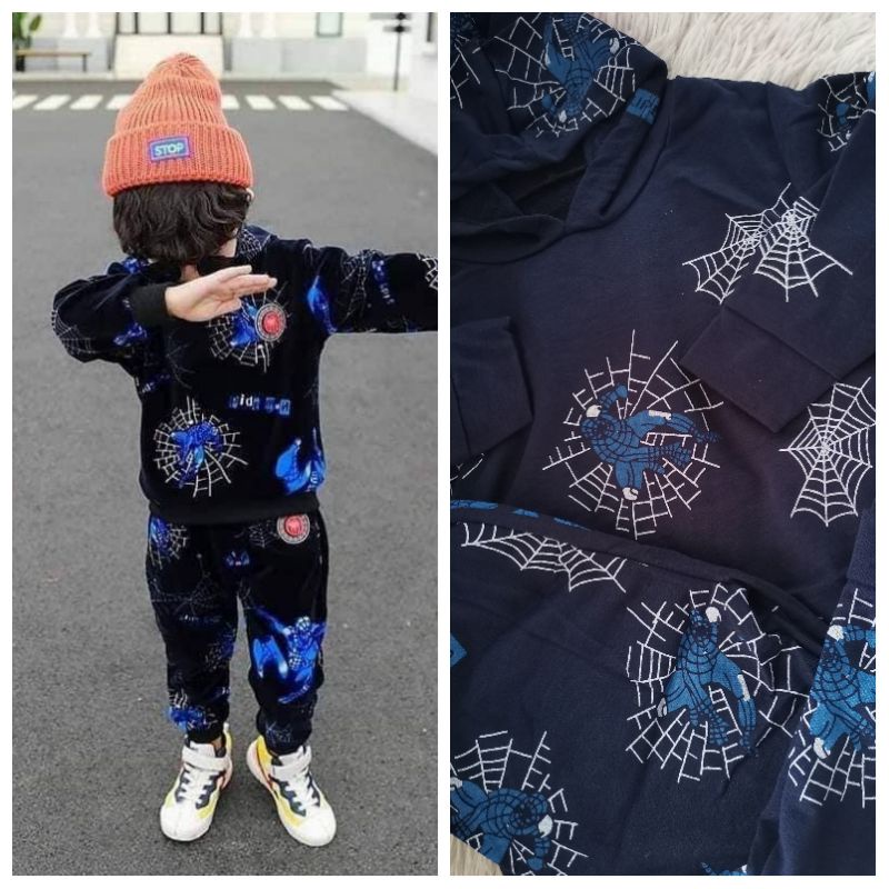 (3y) Kids Spiderman hoodies for boy