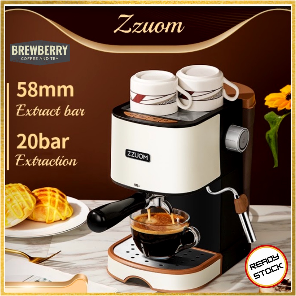 Coffee Machine ZZUOM CM6826T Commercial Italian Coffee Machine 20 Bar