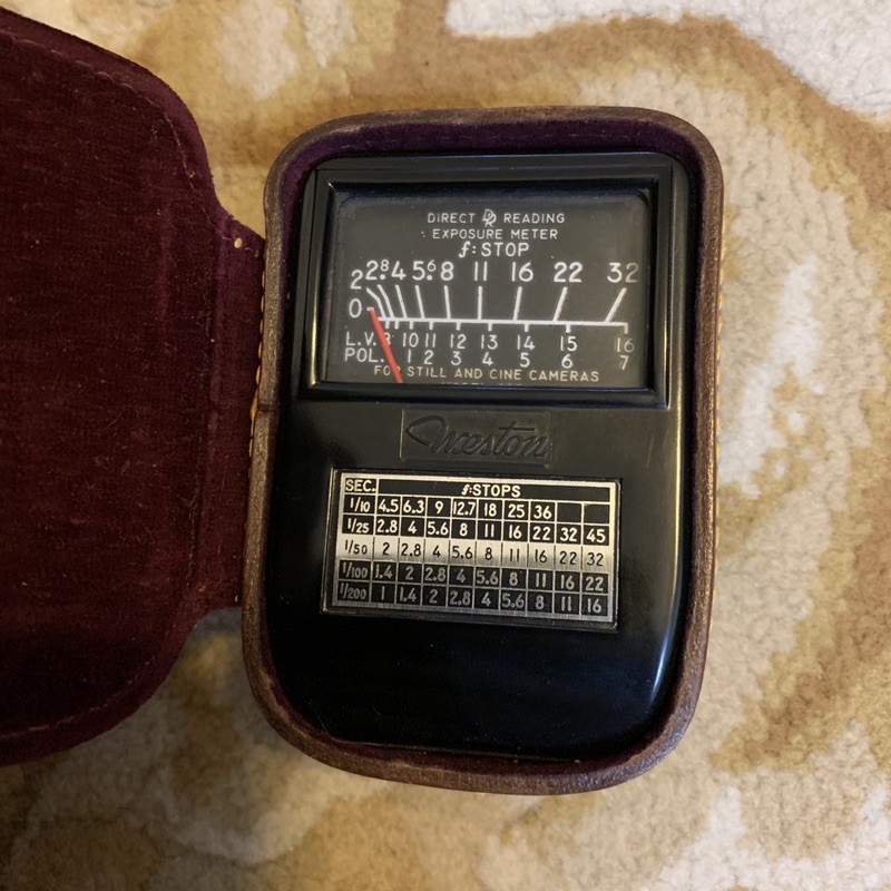Weston Selenium Light Meter For Photography Videography ( Vintage
