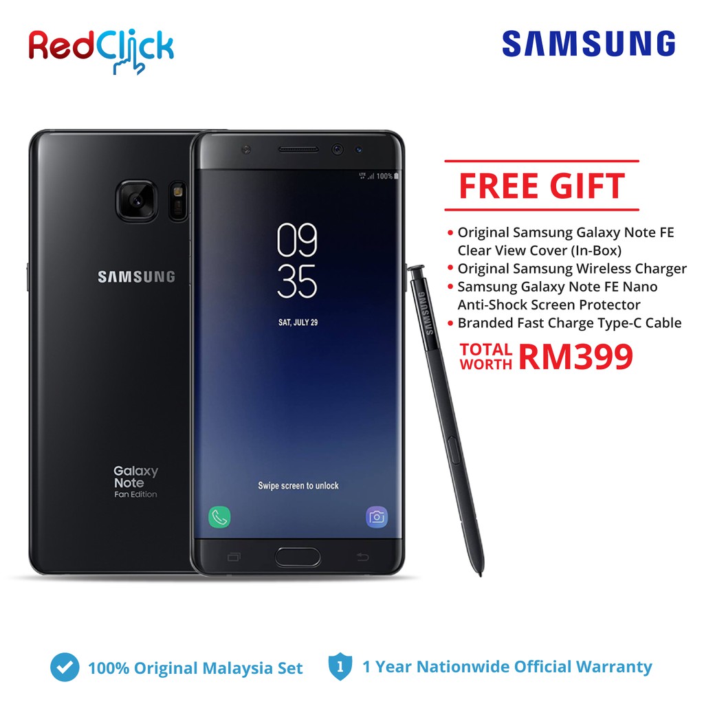 Samsung Galaxy Note Fe N935f 4gb 64gb 4 Free Gift Worth Rm399 Shopee Malaysia