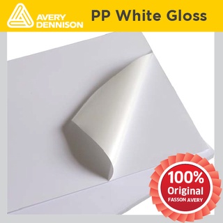 Sticker Fasson PP White Gloss 100pcs A4 Label A3 Sticker Glossy ...