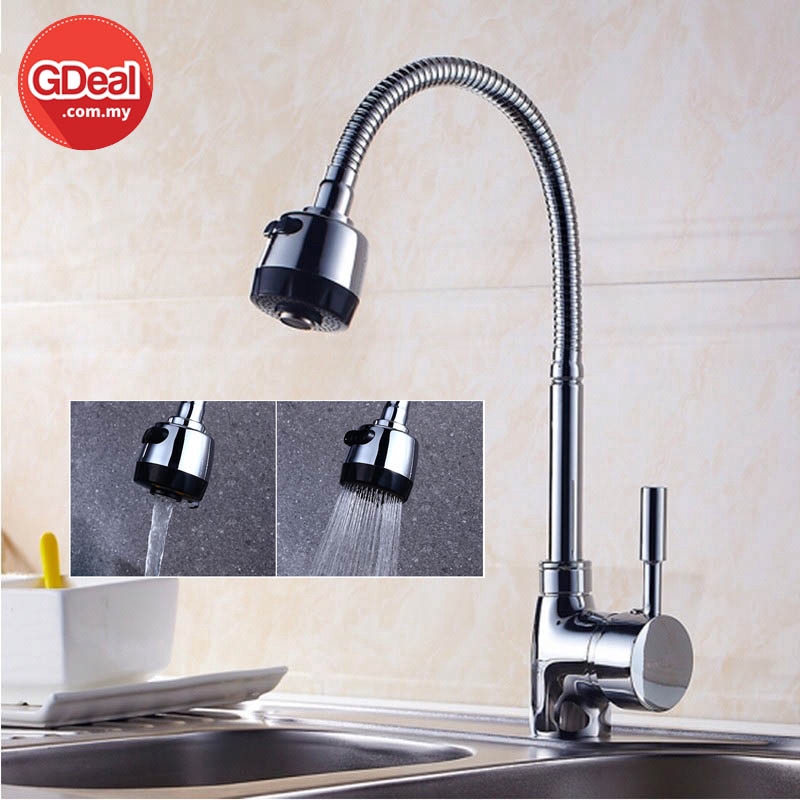 GDeal High Quality Rotating Hot And Cold Water Mixer Faucet Kitchen Sink Faucet Kitchen Tools For Household Faucets