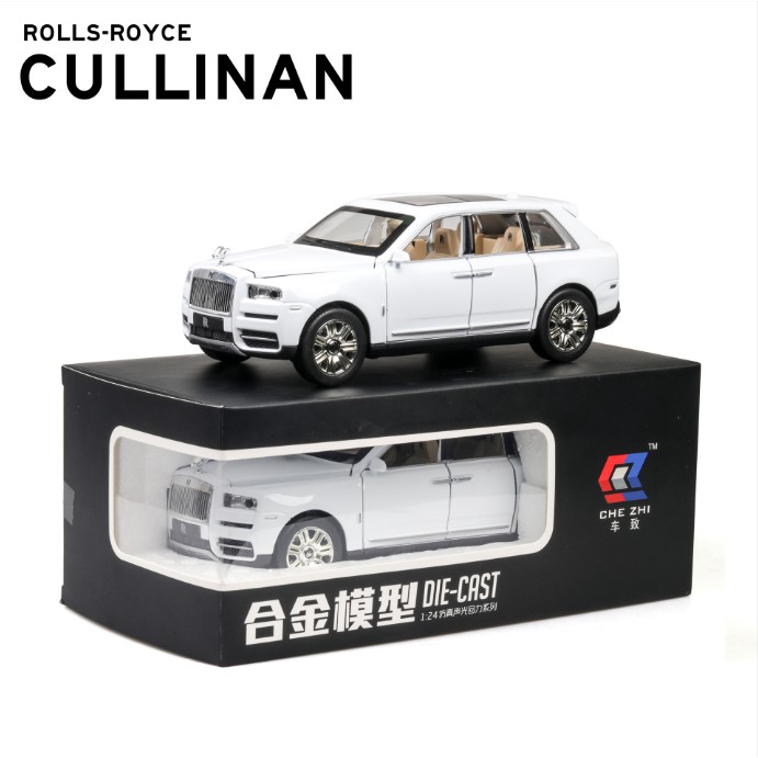 Che Zhi Diecast Rolls Royce Cullinan Alloy Car Toy Suv Edition 1/24
