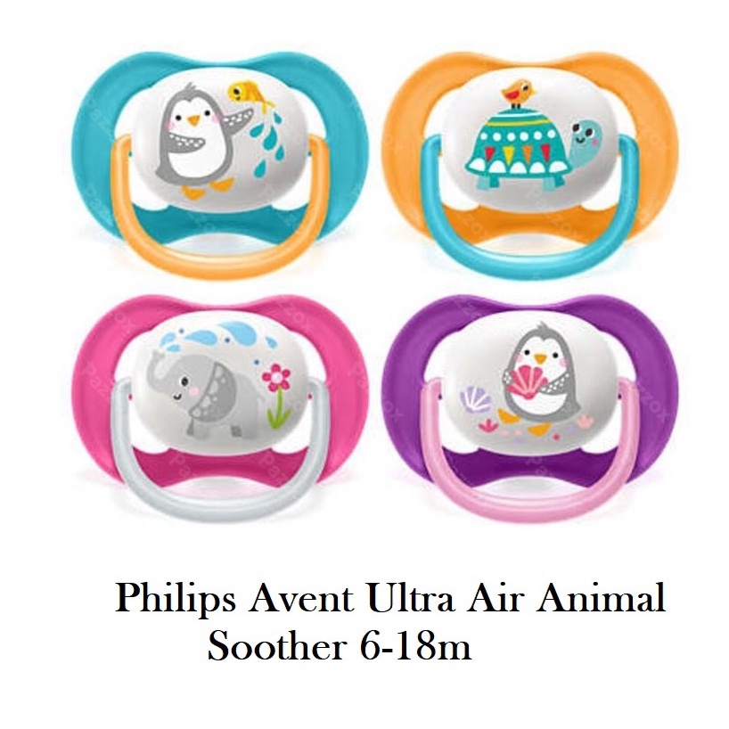 Philips Avent ultra air animal pacifier 618m (1pc Loose Item