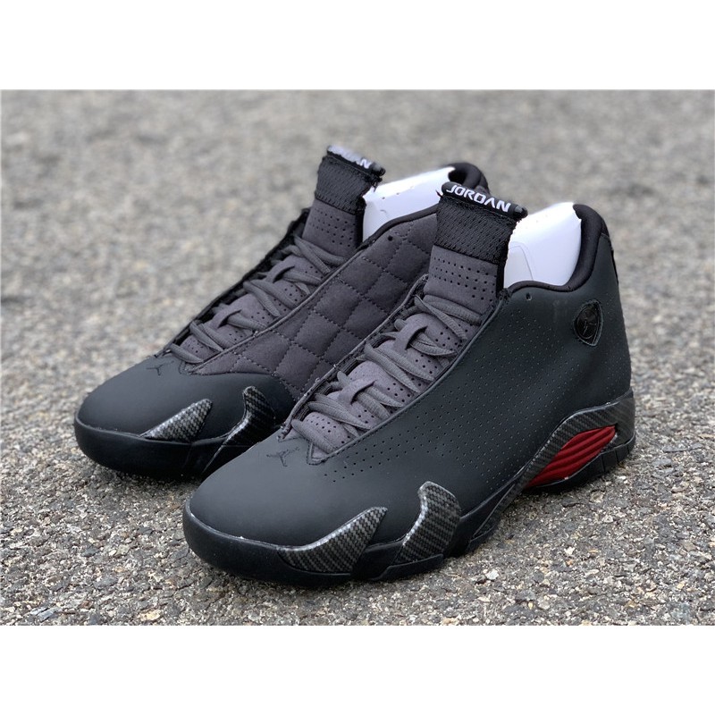 air jordan 14 black ferrari on feet