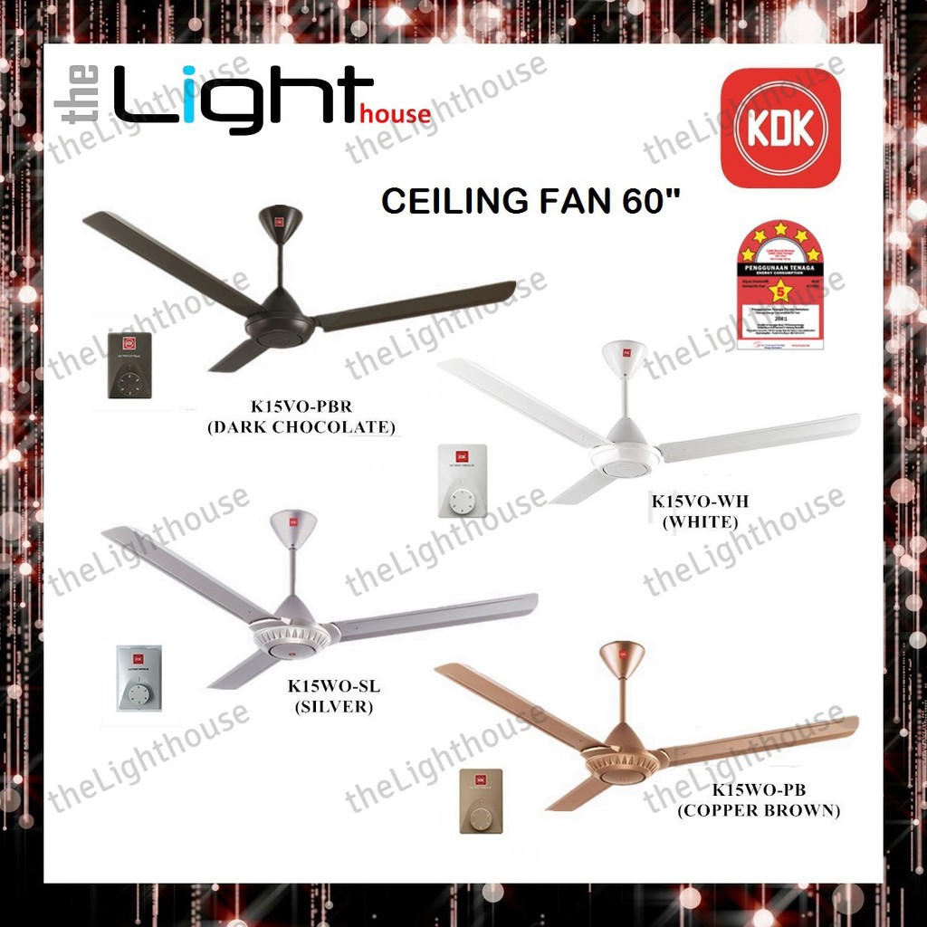 KDK 60" CEILING FAN REGULATOR TYPE K15V0 , K15W0 / KIPAS ...