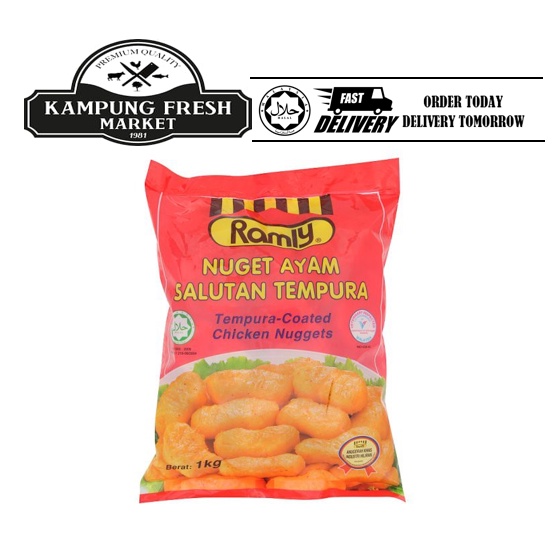 Ramly Chicken Nugget Tempura 1kg Shopee Malaysia