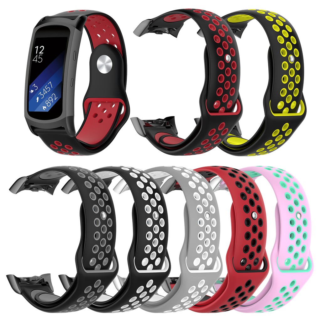Samsung Galaxy Gear Fit2 Pro Watch Band Sports Silicone Strap Bracelet For Samsung Gear Fit 2 Sm R360 R350 Shopee Malaysia
