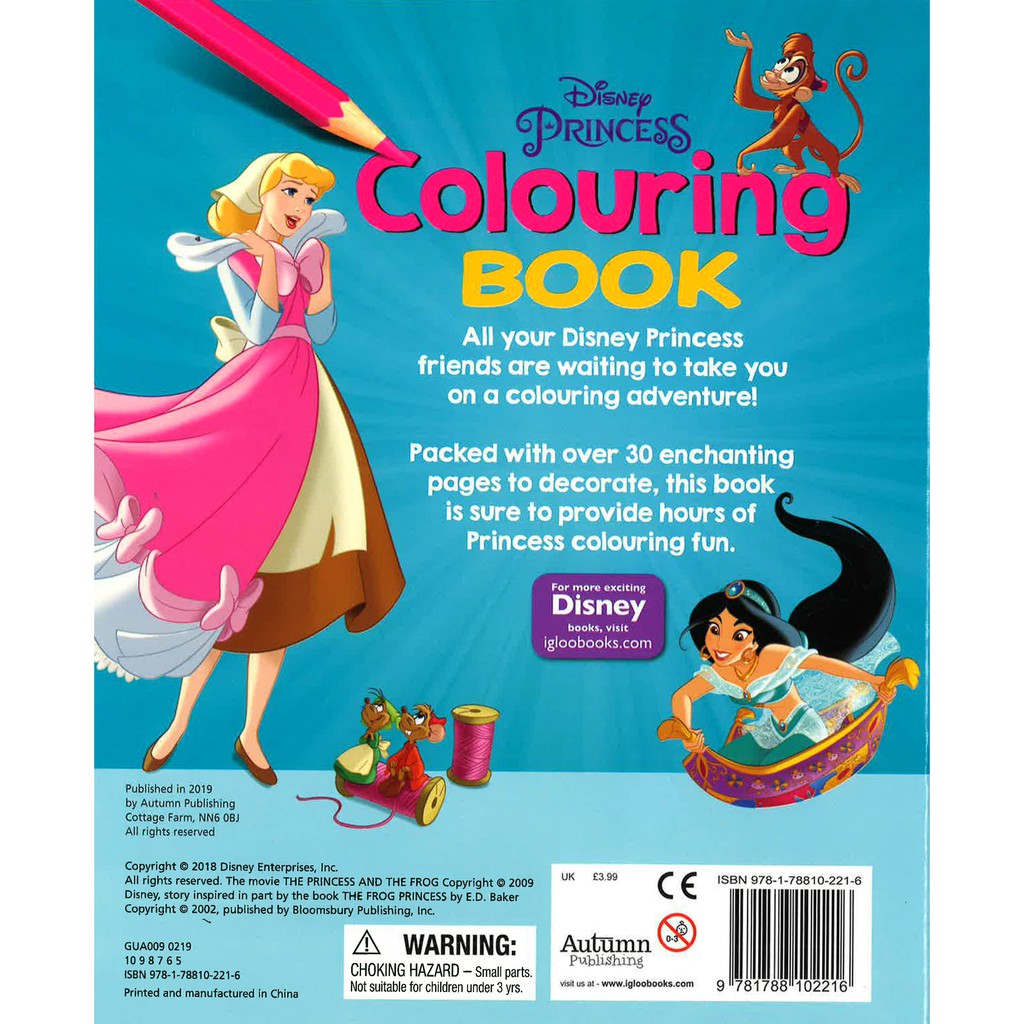 colouring book disney princess