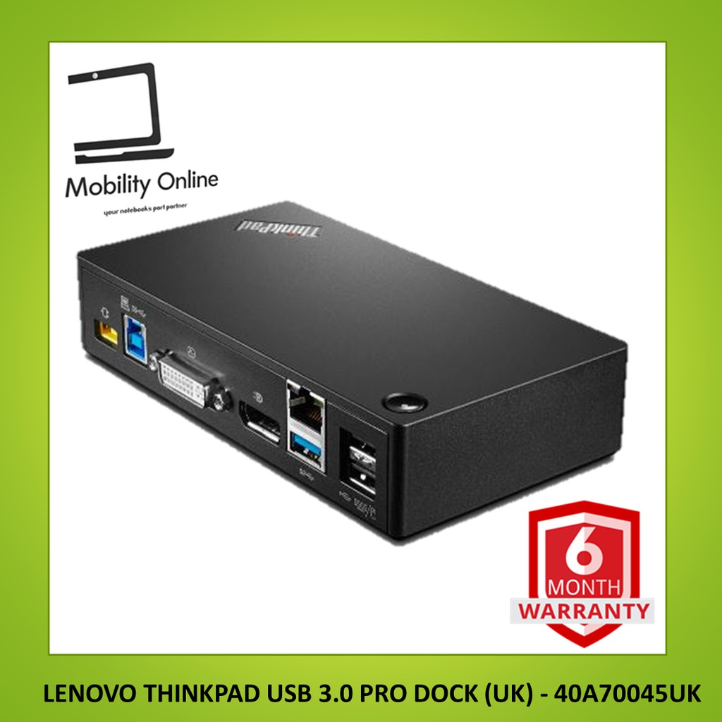 Lenovo thinkpad usb 3 0 pro dock uk 40a70045uk shopee malaysia