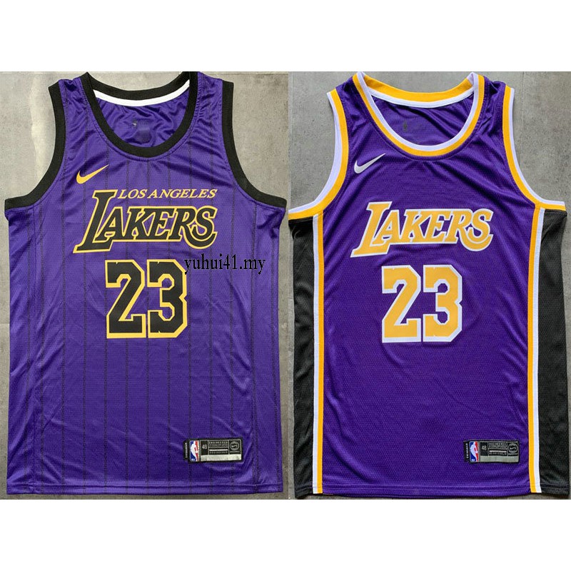 lakers jersey black stripe