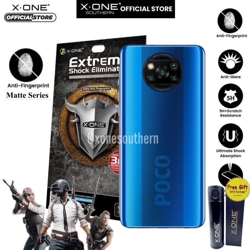 Protections écran Antireflet Pour Poco X3 NFC - Lot De 2 Films, Finition Mat, Neuves