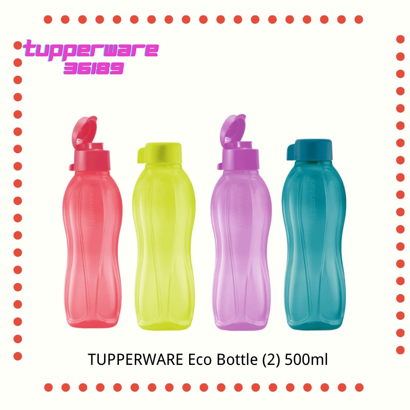 TUPPERWARE Eco Bottle (2) 500ml Shopee Malaysia