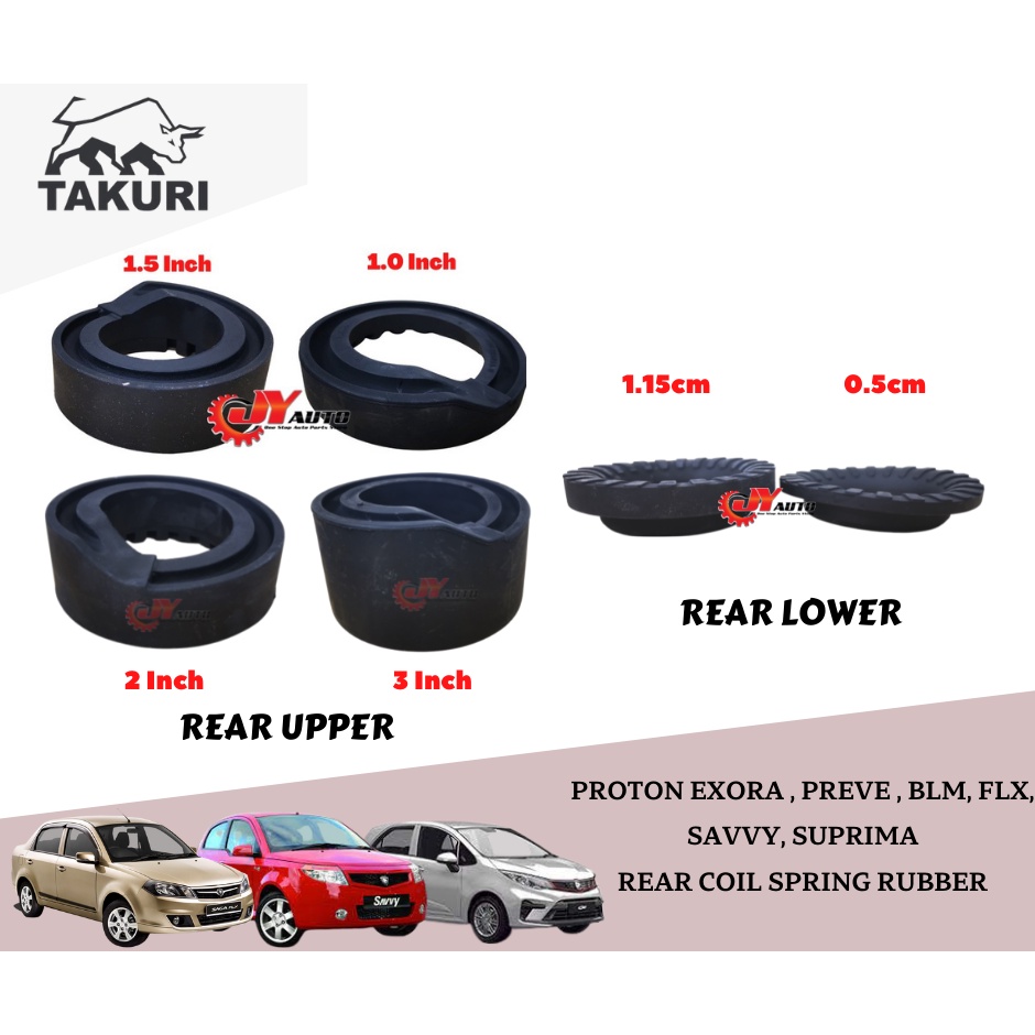 Proton Blm Flx Exora Preve Savvy Suprima Rear Coil Spring Rubber Takuri Shopee Malaysia