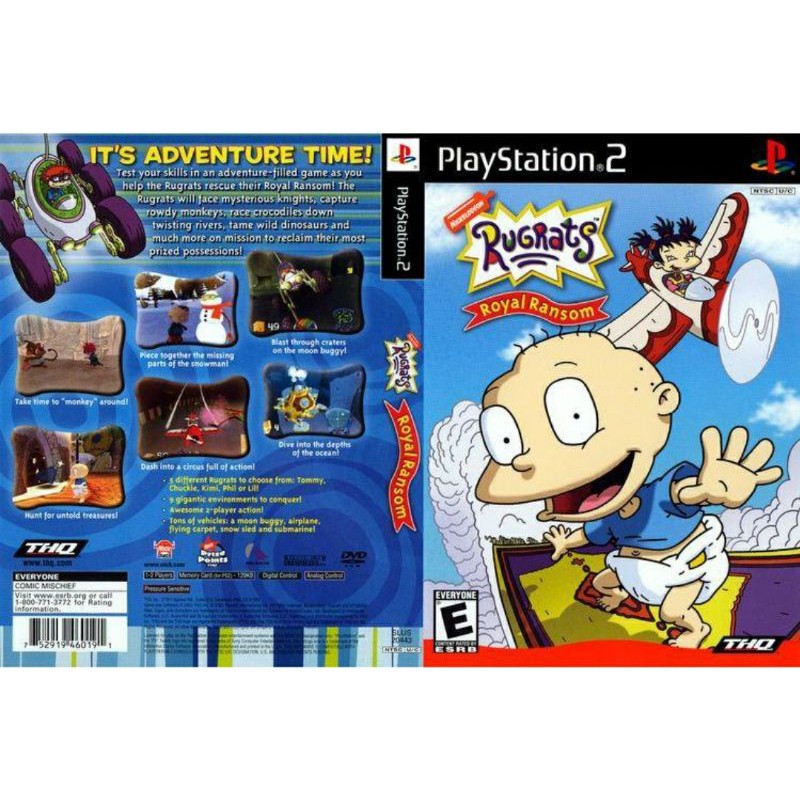 Ps2 Cd Dvd Games Rugrats Royal Ransom Shopee Malaysia 0336