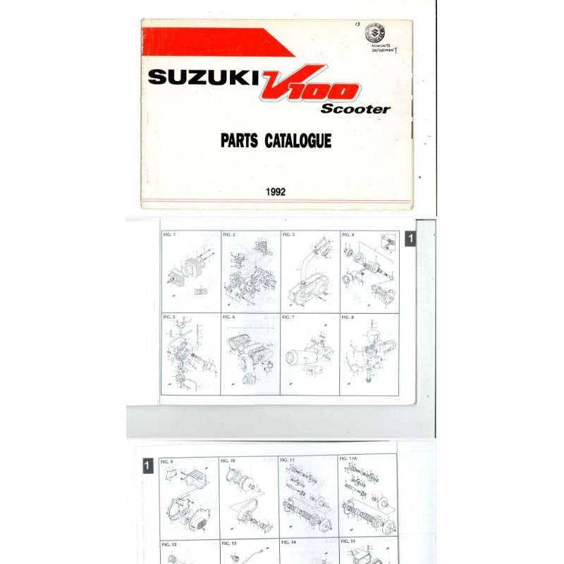 Suzuki V100 Manual PDF by Email/Whatsapp Shopee Malaysia