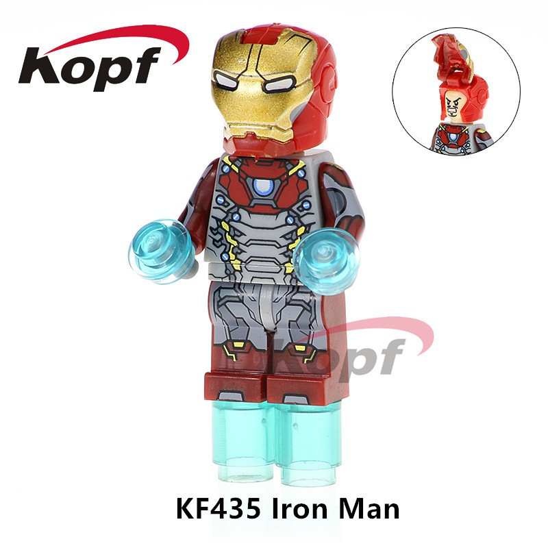 KOPF KF435 IRON MAN MK 47 spiderman homecoming minifigure | Shopee Malaysia