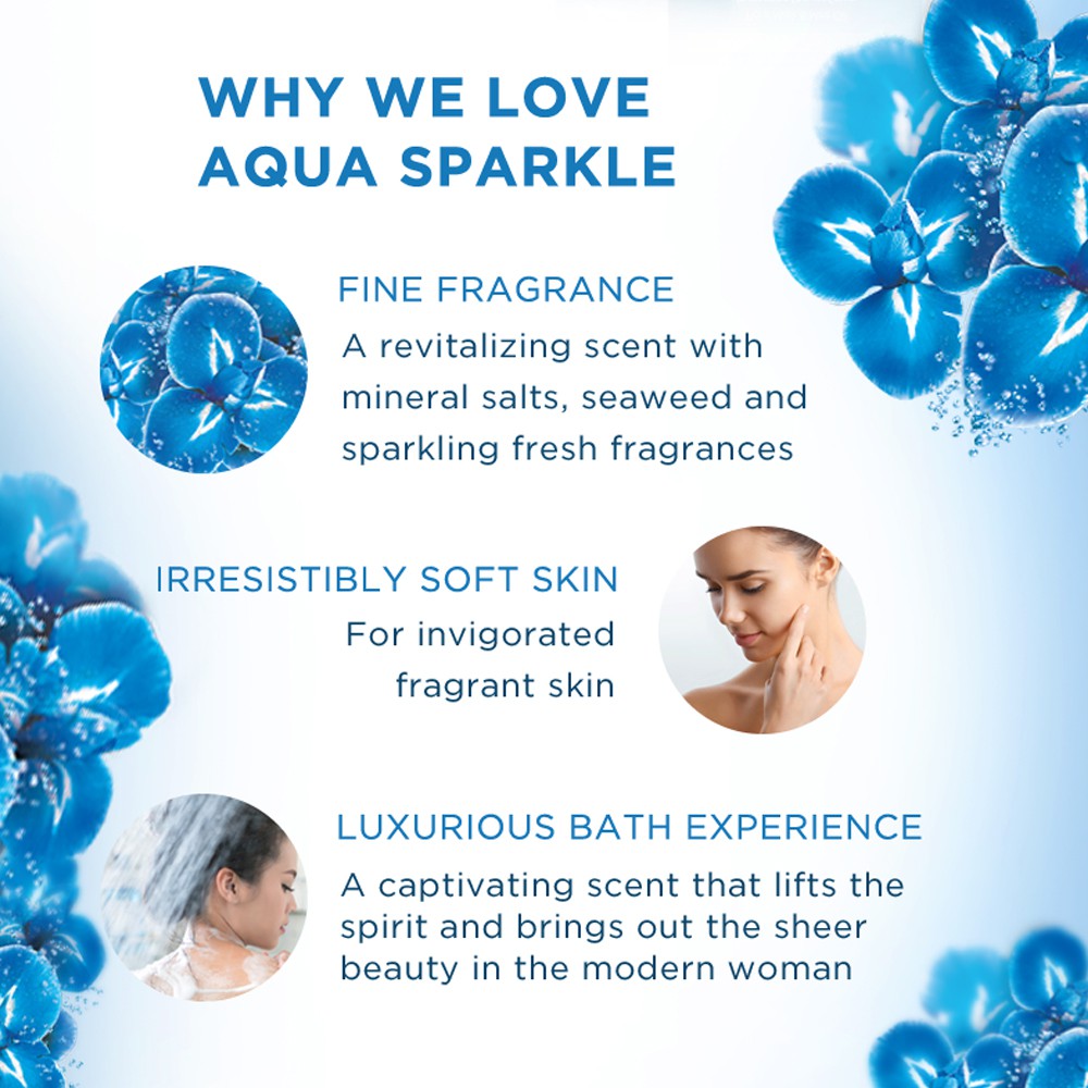 Lux Shower Gel - Aqua Sparkle Refill (600ml) | Shopee Malaysia