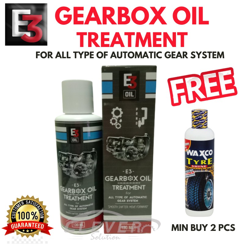 E3 GEARBOX OIL TREATMENT Penyelesaian Masalah Gearbox Kereta Auto Cvt