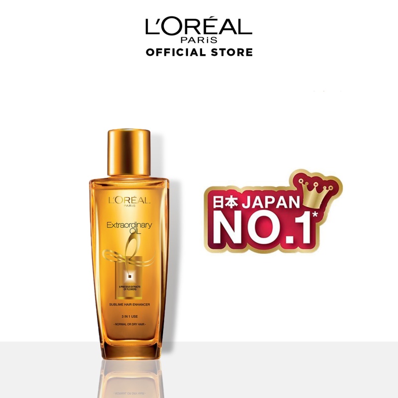 L'Oreal Paris Elseve Extraordinary Oil 30ml (All Hair Types, Hair Treatment, Hair Oil) Shopee