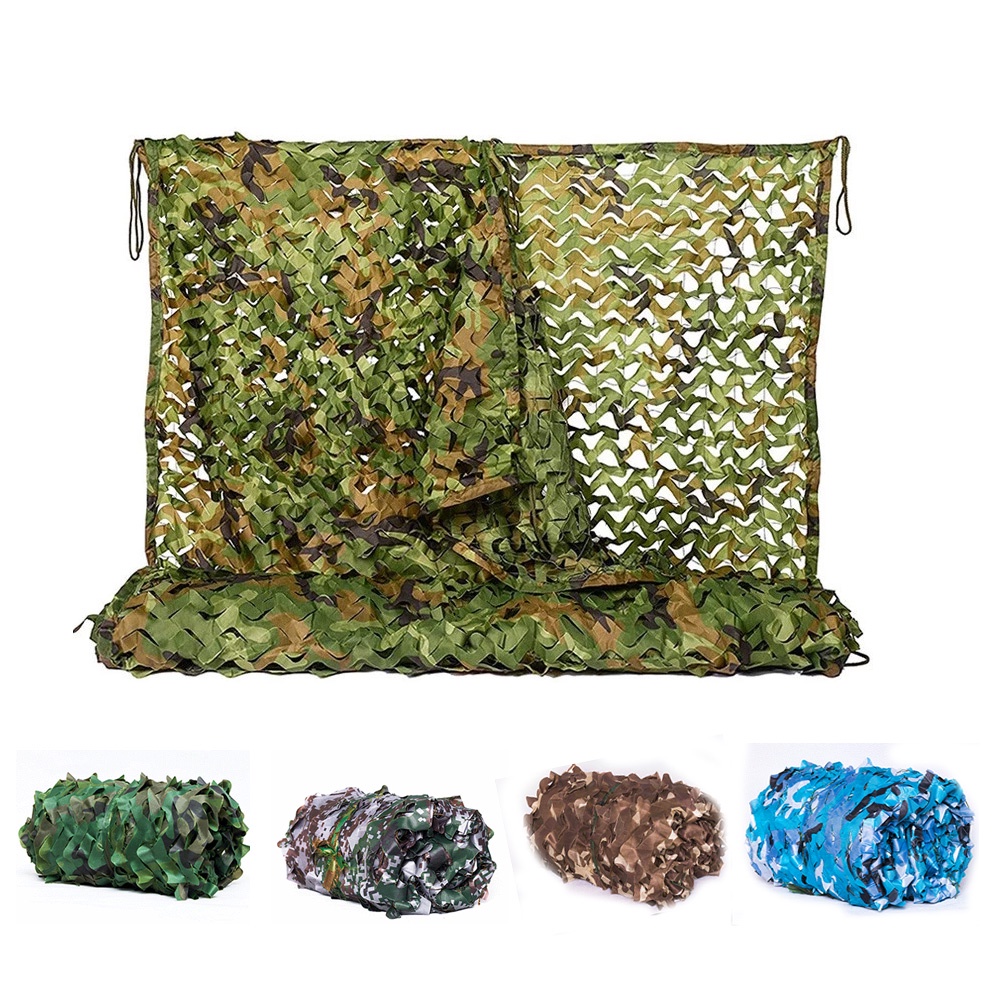 Military Camouflage Net Camo Netting Army Nets Shade Mesh Hunting Garden Car Outdoor Camping Sun Shelter Tent