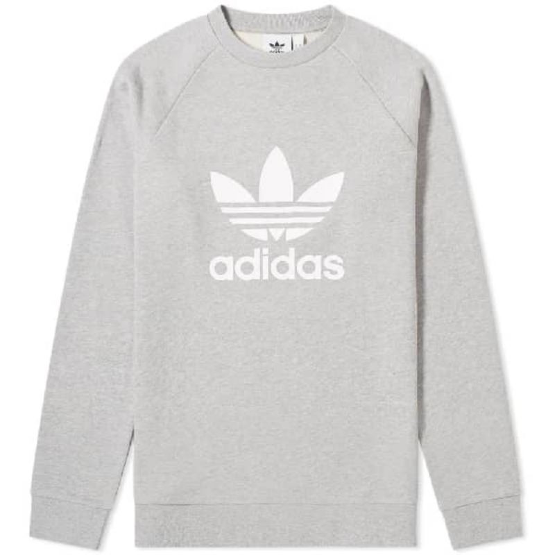 adidas classic grey sweatshirt