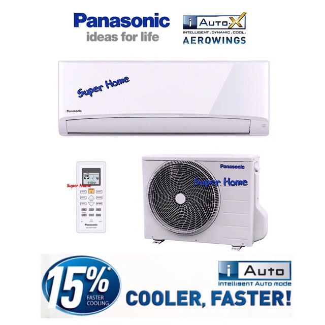 Panasonic 1 0hp Cs Pv9tkh Cu Pv9tkh Standard Non Inverter Air Conditioner R410a Shopee Malaysia