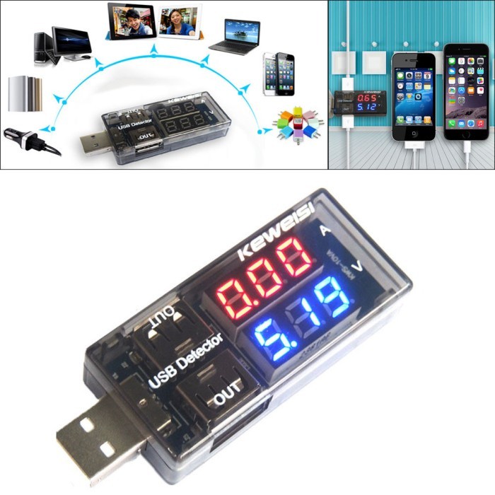 Usb Charger Current Voltage Charging Detector. Shopee Malaysia