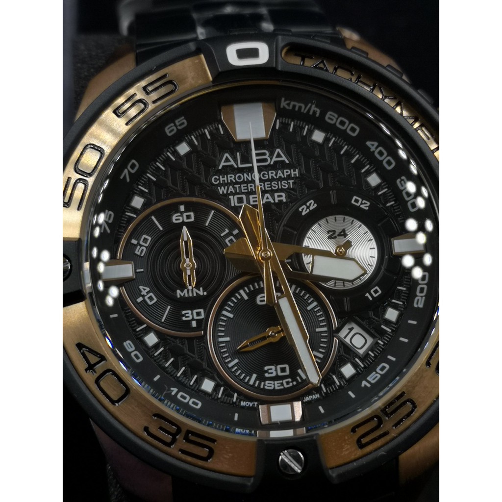 Alba Man Watches Quartz Japan Au2166x1 Vk63 X026 Shopee Malaysia