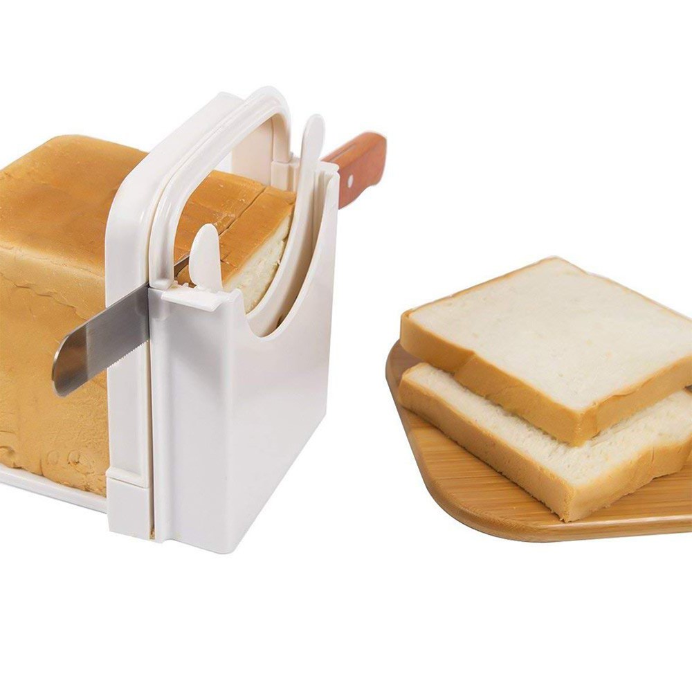 Bread Slicer Toast Slicer Toast Cutting Guide Folding And Adjustable ...