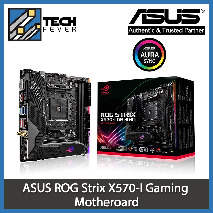 Asus Rog Strix X570 I Gaming X570 Mini Itx Gaming Motherboard Amd Am4 Ryzen 3000 With Pcie 4 0 On Board Wifi 6 802 11ax Intel Gigabit Ethernet Sata 6gb S Usb 3 2 Gen 2 Hdmi 2 0 Displayport
