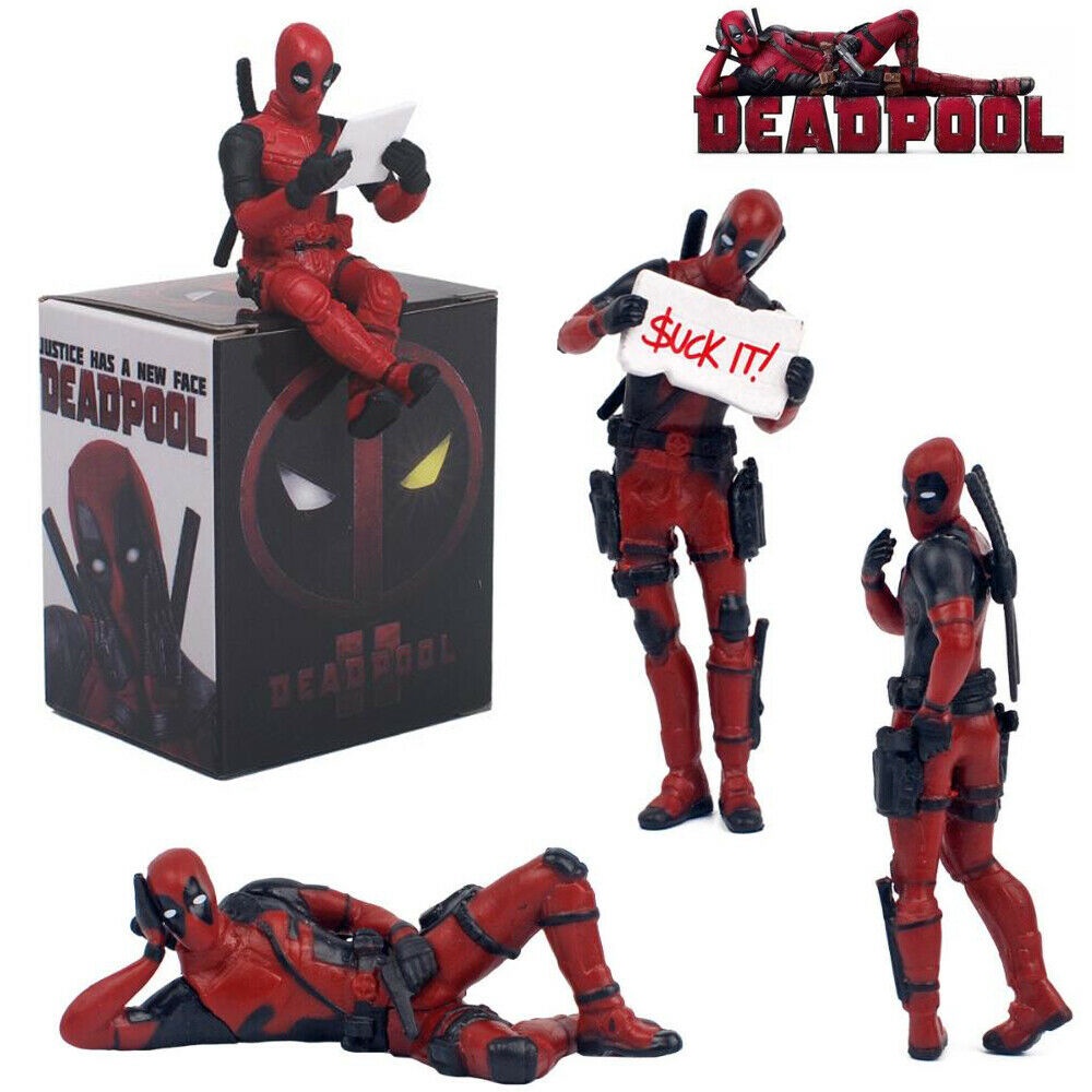 Deadpool 3 Action Figure Model Car Interior Ornament Home Anime Fingurine Decoration PVC Collection Toys