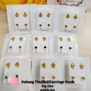 Subang Tindik/Earrings Studs穿孔耳环accessories